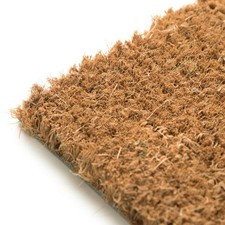 Robuste Natur Kokos Eingangsmatte Empfang Foyer Türmatte 17 mm