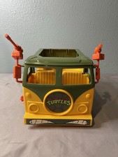 Vintage 1989 TMNT Party Wagon Teenage Mutant Turtle Van  Playmates  Incomplete