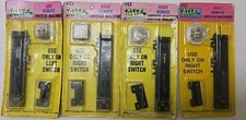 HO Atlas Left And Right Remote Switches Machine Lot of 4 NEW VINTAGE ORIGINAL 