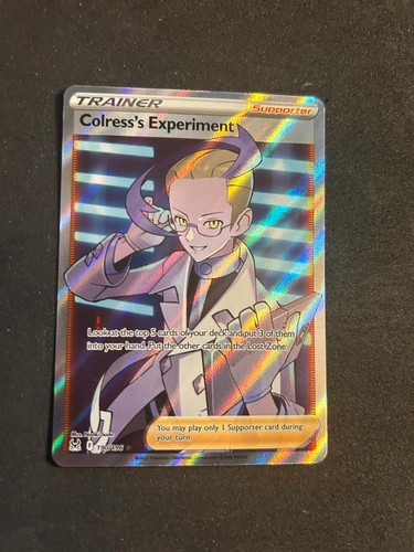 Colress's Experiment 190/196 Ultra Rare Lost Origin Pokemon Holo Lightly Played