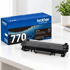 Genuine Brother TN770 High Yield Black Toner Cartridge OEM - New