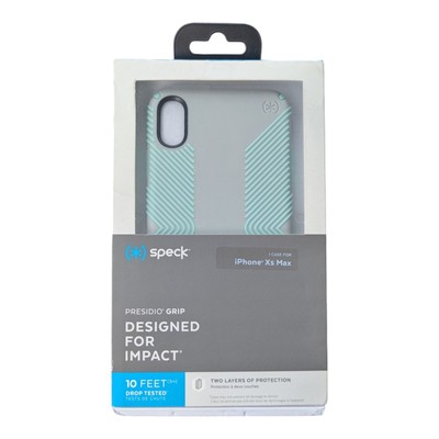 P7. Speck Presidio Grip Case For Apple iPhone Xs Max - Gray/Green