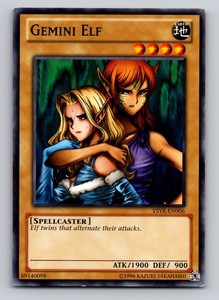 yugioh card gemini elf YU-GI-OH! - Toon (LCYW-EN107) - Legendary Collection 3: Yugi's World - 1st Edition Mint / near mint condition trading card Yu-Gi-Oh! Gemini Elf By Konami