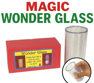 WONDER GLASS Vanishing Milk Liquid Magic Trick Vanish Disappearing Plastic Cup 