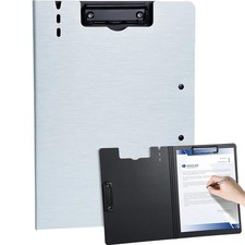 Clipboard Folder, with Dual Metal Clips, Embossed-Texture, Folding 360  Rot