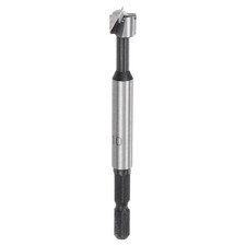 Forstner Drill Bit 25/64"(10mm) Carbon Steel Hex Shank Wood Drilling Bit