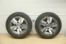 PAIR FLAT-FREE 14" x 3" Drive Wheels Tires - Quantum Q6 Edge 2.0 J4 Power Chairs
