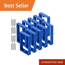YQSIYU 10 Pack Blue Outlet Box Extender 1/2"