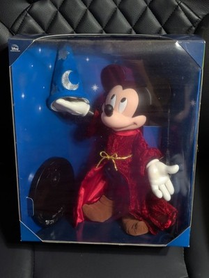 Vintage 2000 Disney Mattel Collector Dolls Mickey Mouse Fantasia Sorcerers Nib