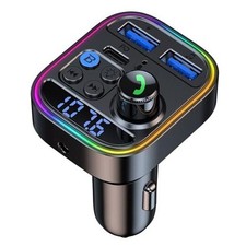 Bluetooth Adapter for Car, AUX Wireless FM Radio Transmitter, Handsfree T18