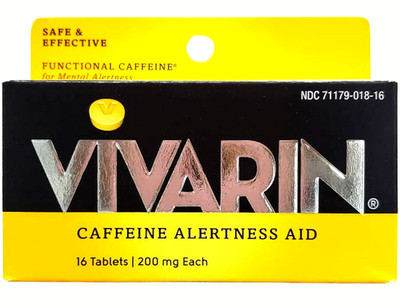 Vivarin Caffeine Alertness Aid, 200mg - 16 Tablets