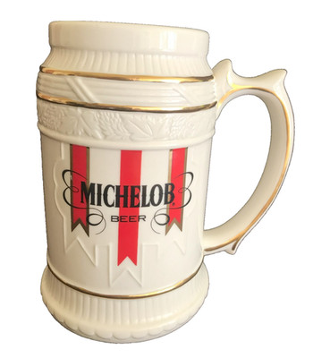 Vintage Michelob Beer Bierkrug Franklin Mint Edition 1988