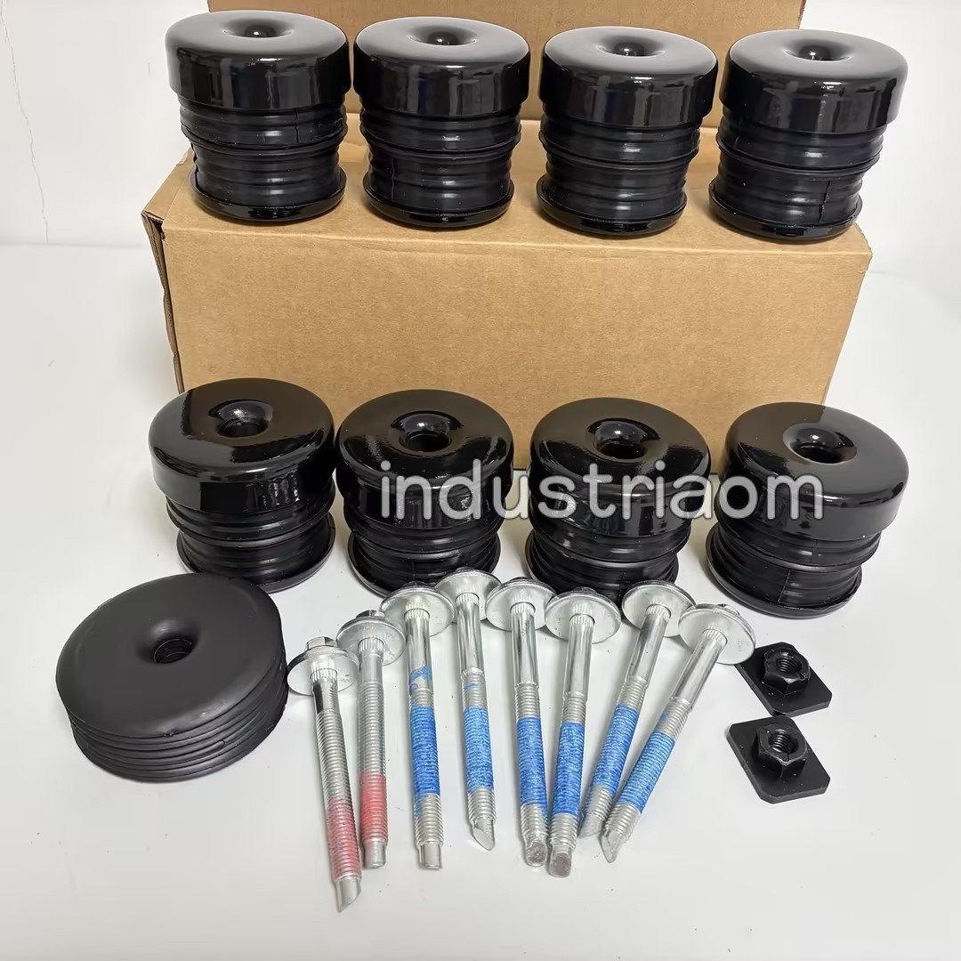 Silicone body mount bushings & 13848 bolt kit for 08-16 Ford F250/350 Super Duty