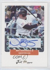 2004 Just Minors Just Prospects Auto Nate Schierholtz #74 Auto 0b2