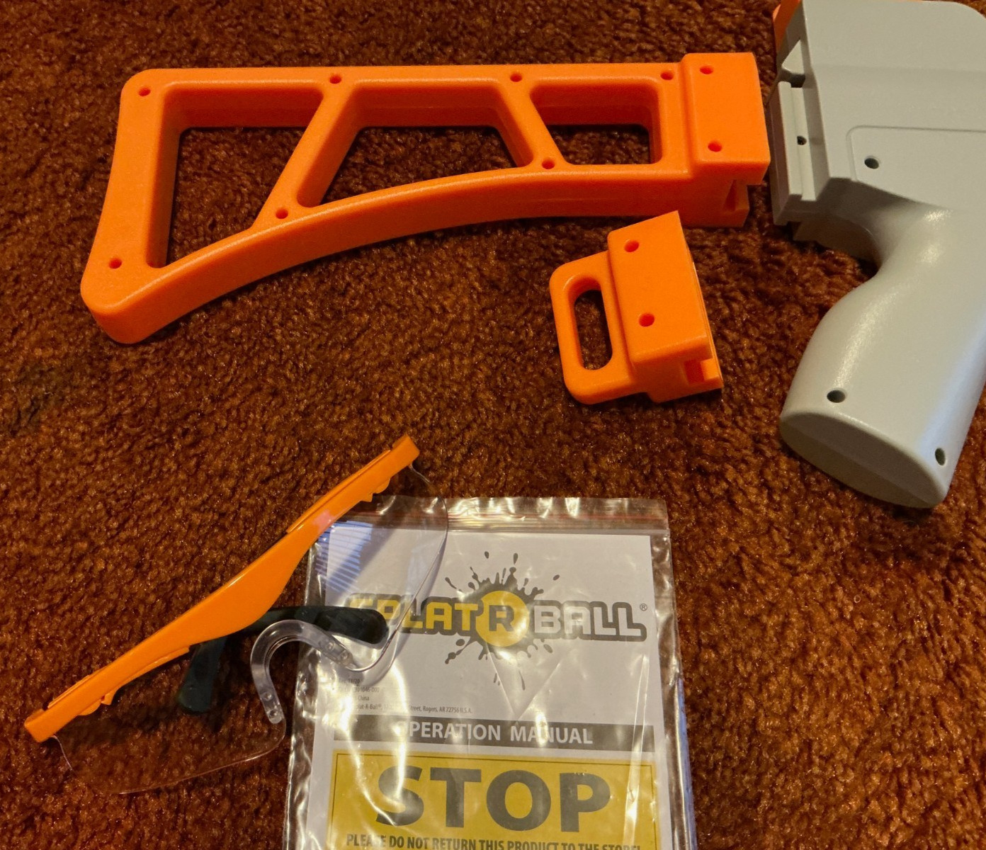 SplatRBall SRB400 Full-Auto Gel Blaster 400-Round Mag 7.5mm - 2X - NEW OTHERS