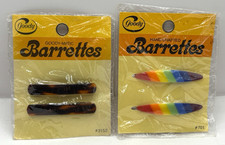 Vintage GOODY HAIR BARRETTES - NOS - 701 Wire Clasp  3152 Goody-matic
