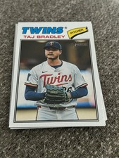 2026 Topps Heritage - Taj Bradley #38 - Minnesota Twins