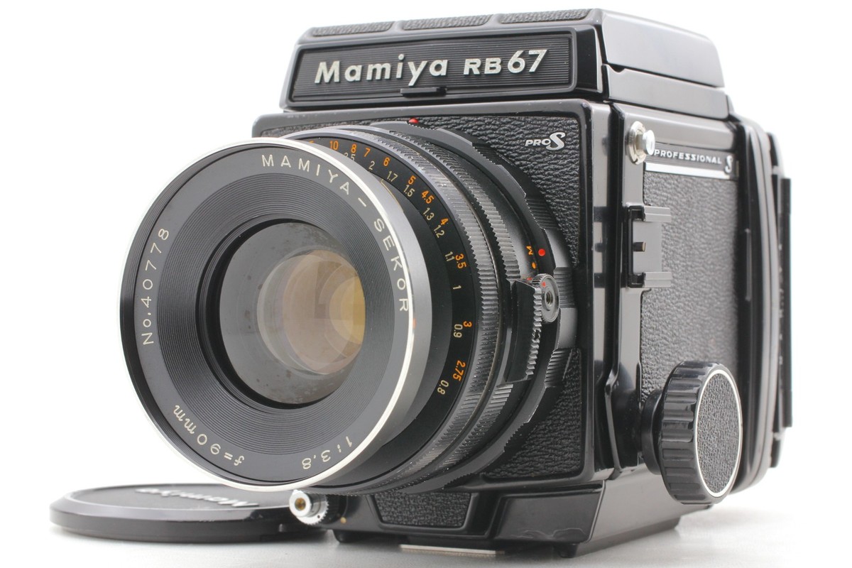 Exc+5] Mamiya RB67 Pro S Film Camera Sekor 90mm f/3.8 Lens
