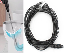 Drain Snake for Drill 6.5Ft Drain Clog Remover with Drill Connector Flexible Dri