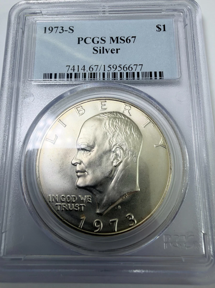 25+ Silver Proof 1973 Eisenhower Dollars (1971-1978) for sale