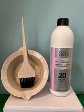 Kenra Color Permanent Creme Dveloper 20 Volume 16.9oz, Color Brush & Bowl (3)