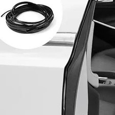 Door Edge Guard, 16.4Ft 5M U Shape Door Edge Trim, Anti-Collisi Color: Red