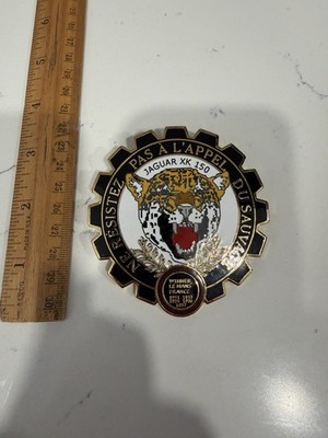 Jaguar D-Type Le Mans Victory Commemorative Car Grille Badge