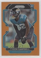 2021 Panini Prizm Rookie Orange Prizm 109/249 Tyson Campbell #384 s3g