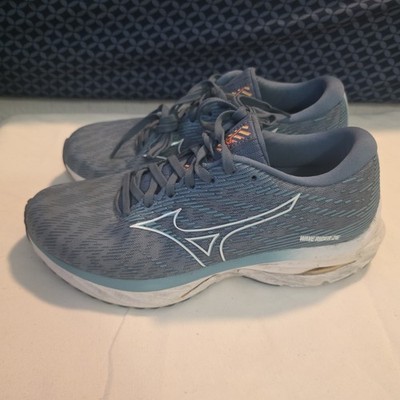 Mizuno Wave Rider 26 Shoes Womens 8.5 Blue Running Gym Lightweight Energy