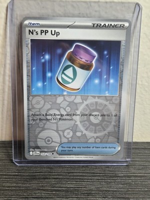 N's PP Up ☆Reverse Holo☆ #153 Pokemon Journey Together 2025 Chase