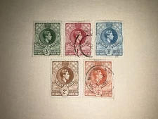 Swaziland- 1938-1943 . 5 X British Colonial Used Stamps. Lot 33