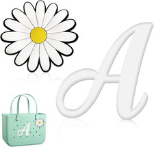 2Pcs Charms for Bogg Bag, Letter Charms Decorative Alphabet Lettering Accessorie