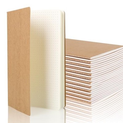 24 Pack A5 Dot Grid Paper Notebooks, 8.25x5.5 8.25 x 5.5 inches (Dot, 24 pack)