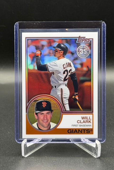 2018 Topps 35th Anniv Will Clark 1983 Giants #58
