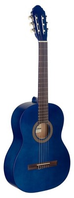 4/4 Konzertgitarre, blau matt