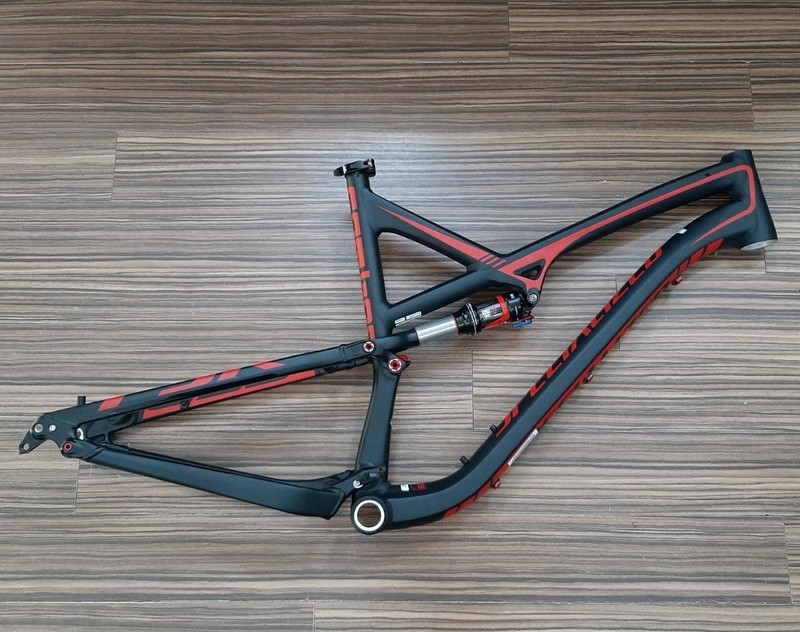 Specialized Camber FSR 29" XL Extra Large Frame New NOS M5 Alloy Black Red MTB