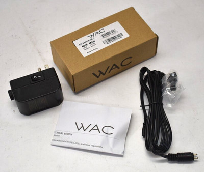 WAC Lighting Plug In Electronic Transformer 60W 120V In & 24V Out EN-2460-P-AR-T