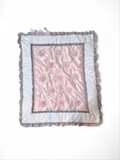 Arianna Peanutshell Baby Crib Quilt Pink 41" x 32" Nursery Bedding Tummy Time...