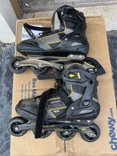 ROLLER DERBY Elite Series Race Rated Q60 Gold-7 TRS Inline Skates Men's 11