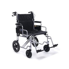 Everest Jennings Bariatric Transport Wheelchair, 24" Wide Seat, Transfer...
