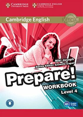 Cambridge English Prepare! Level 4 Workbook with Audio, Joseph, Niki, Very Good 