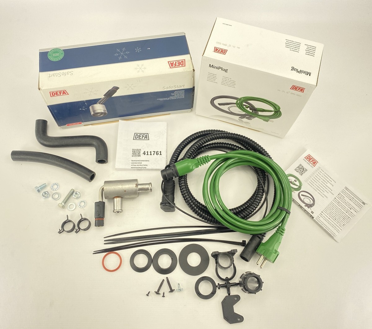 Engine Heater KIT 230V DEFA 411761 for AUDI SEAT SKODA VW 1.4 1.9 