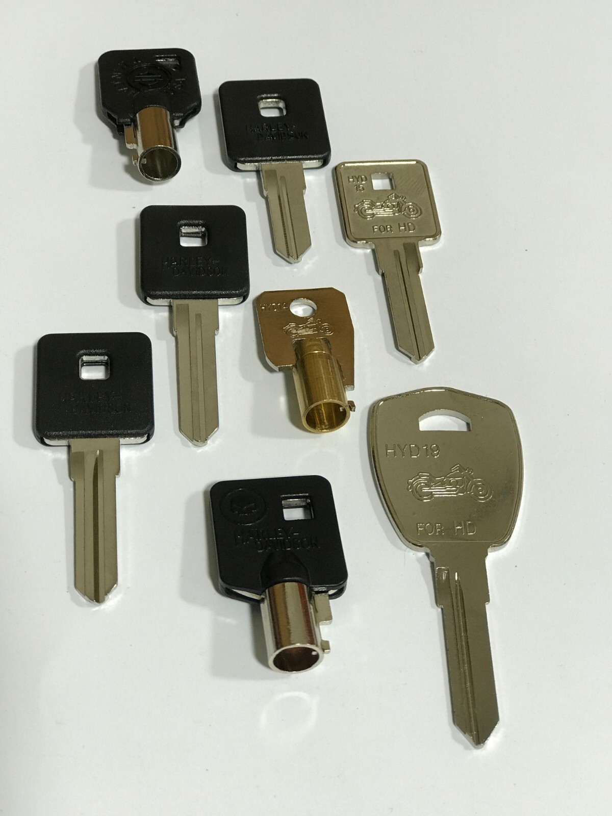 Replacement Key Blanks for Harley Davidson SafeCo Brands 2-Uncut