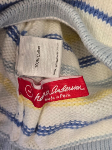 HANNA ANDERSSON Baby Boy Easter Bunny Knit Sweater Hat Cap Small - Picture 3 of 3