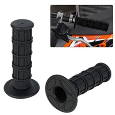 UNIVERSAL ATV UTV MOTORCYCLE Soft Rubber Hand Grips 7/8" & 1" Throttle Handlebar