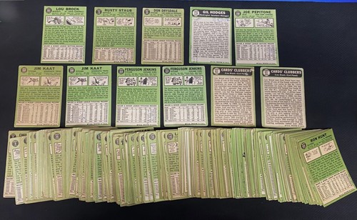 Lotto carte da baseball Topps 1967 - scarse/marcate 225 carte totali vedi foto - Foto 2 di 2
