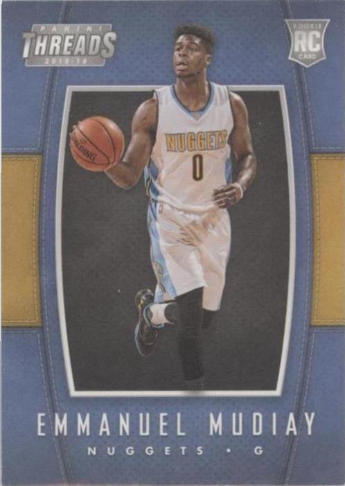 2015-16 Panini Threads - Emmanuel Mudiay #208 - 1 of 2