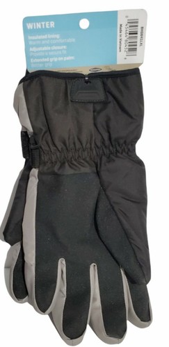Guantes Black Canyon Outfitters Invierno Hiver Clima Frío Talla Grande Gris Negro - Imagen 3 de 5