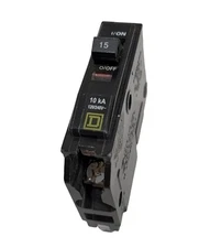 Square D  Type QO Circuit Breaker 15 Amp 1 pole