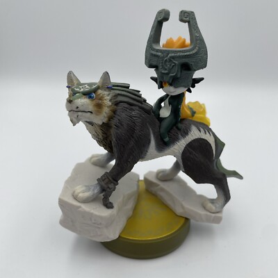 The Legend of Zelda Twilight Princess Midna & Wolf Link Nintendo Amiibo